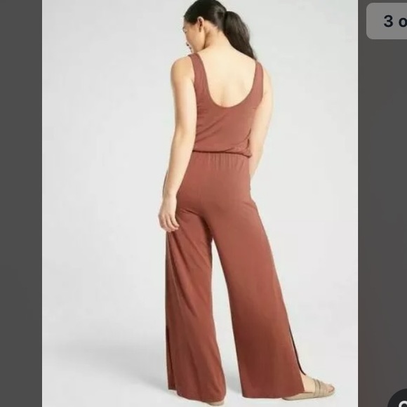 Athleta Pants & Jumpsuits | Athleta Coastal Romper Russet Brown Heather ...